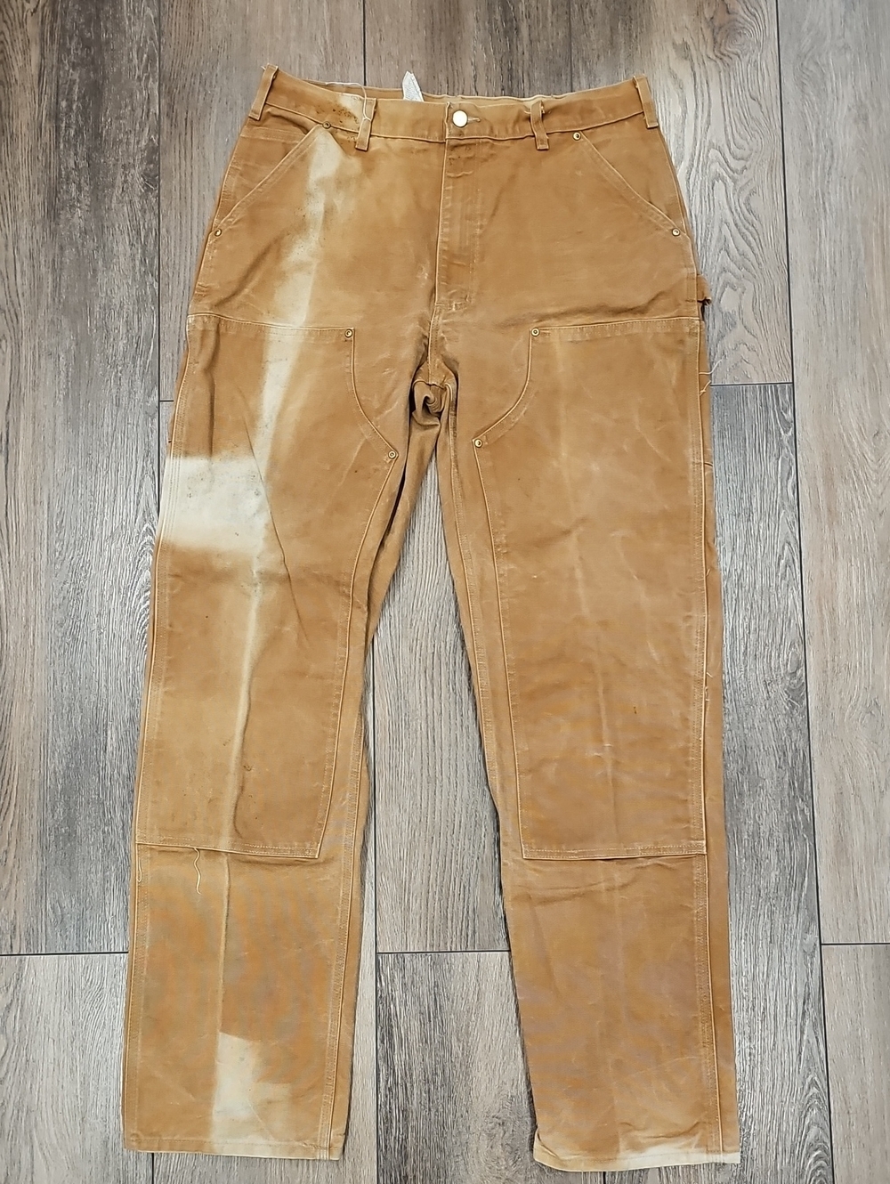 Carhartt Tan Canvas Utility Cargo Pants